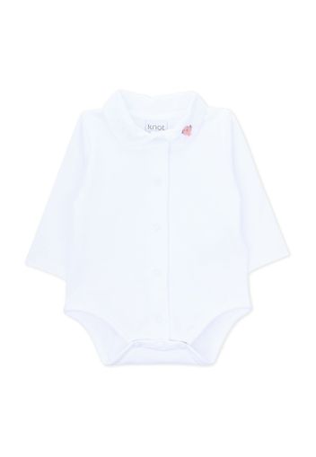 KNOT Tutina / body per bambino 'Piu Piu'  bianco