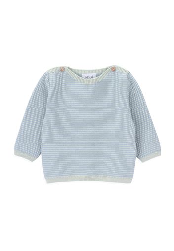 KNOT Pullover  blu pastello / verde pastello