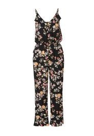 KOROSHI Tuta jumpsuit  arancione / borgogna / nero / bianco