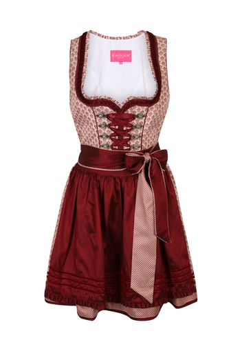 Krüger Madl Dirndl  stucco / rosso vino