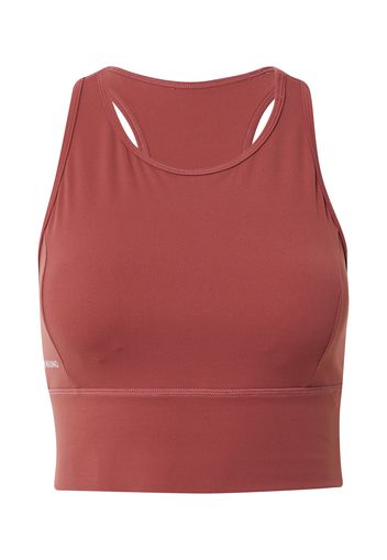 KUUNO Reggiseno sportivo 'Movement'  rosso ruggine / bianco