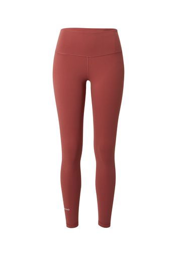 KUUNO Pantaloni sportivi  rosso pastello / bianco