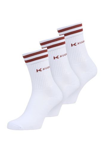 KUUNO Calzino sportivo  rosso / bianco