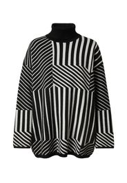 LA STRADA UNICA Pullover 'ABITA'  nero / bianco