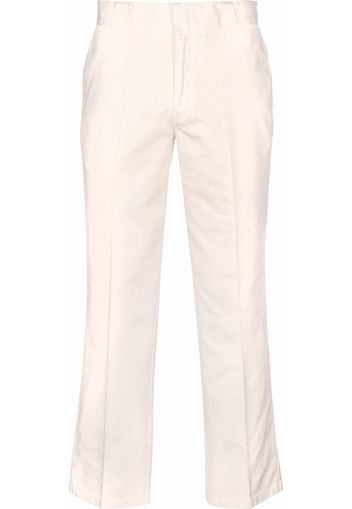 Lacoste LIVE Pantaloni con piega frontale  bianco