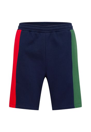 LACOSTE Pantaloni  navy / rosso / verde / bianco