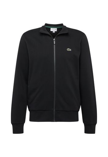 LACOSTE Giacca di felpa  nero / verde / bianco / rosso fuoco