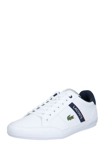 LACOSTE Sneaker bassa 'Chaymon'  bianco / navy / rosso fuoco