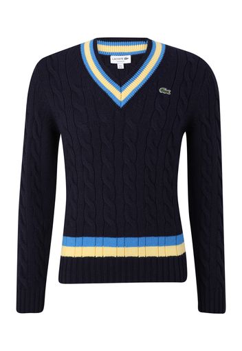 LACOSTE Pullover  navy / blu cielo / giallo pastello