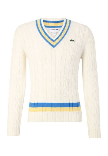 LACOSTE Pullover  bianco / blu cielo / giallo chiaro / verde chiaro