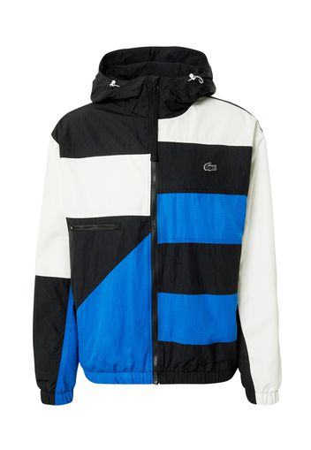 LACOSTE Giacca di mezza stagione  nero / bianco / blu reale