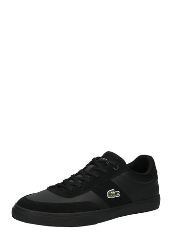 LACOSTE Sneaker bassa  verde chiaro / rosso fuoco / nero / bianco