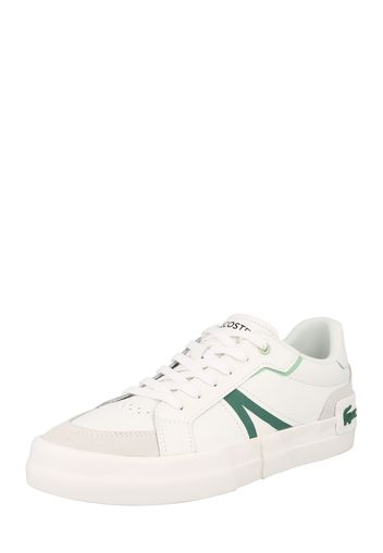 LACOSTE Sneaker bassa  verde erba / bianco / offwhite