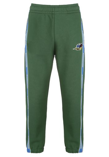 LACOSTE Pantaloni  blu scuro / verde scuro / nero / bianco