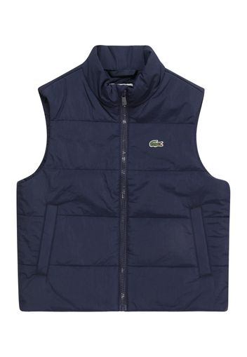 LACOSTE Gilet  navy / verde erba / bianco