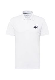 LACOSTE Maglietta  bianco / nero