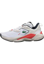 LACOSTE Sneaker bassa 'Aceshot'  rosso / bianco / verde / beige