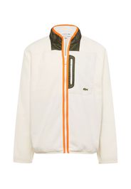 LACOSTE Giacca di pile  beige / arancione scuro / nero