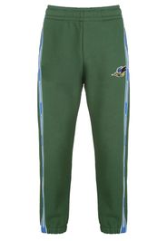 LACOSTE Pantaloni  blu scuro / verde scuro / nero / bianco