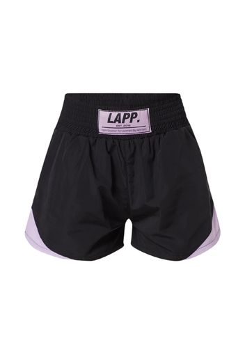 Lapp the Brand Pantaloni sportivi  nero / lilla pastello