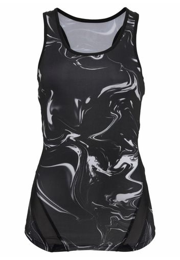 LASCANA ACTIVE Top sportivo  nero / bianco