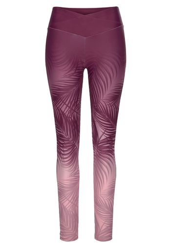 LASCANA ACTIVE Pantaloni sportivi  lilla / bacca