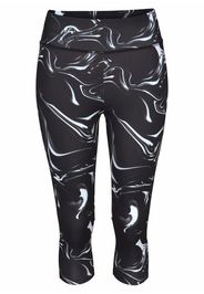 LASCANA ACTIVE Pantaloni sportivi  bianco / nero