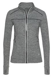 LASCANA ACTIVE Giacca sportiva  grigio / bianco / nero