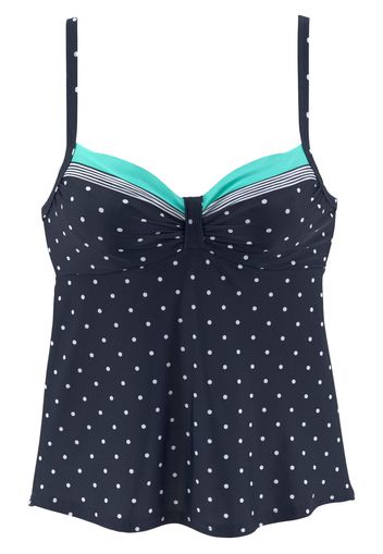 LASCANA Top per tankini 'Monroe'  navy / turchese