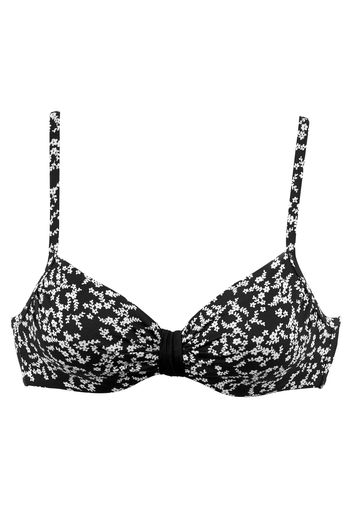 LASCANA Top per bikini 'Meadow'  nero