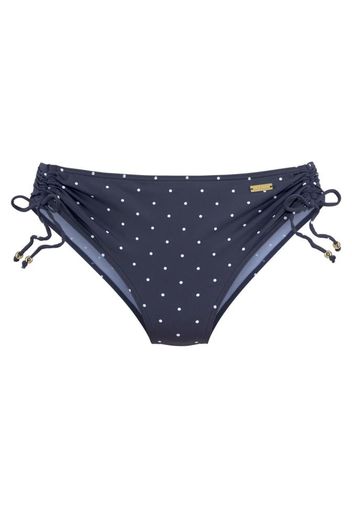 LASCANA Pantaloncini per bikini 'Sparkel'  bianco / marino