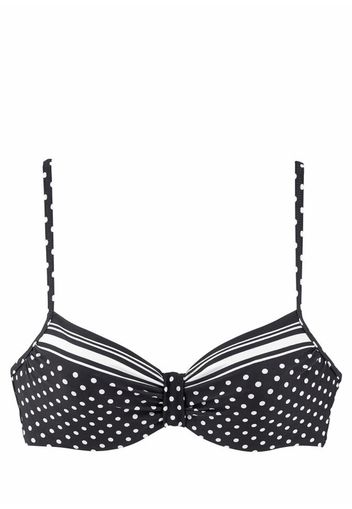 LASCANA Top per bikini 'Wire Merily'  bianco / nero