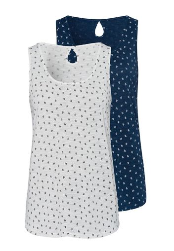 LASCANA Top  bianco / navy