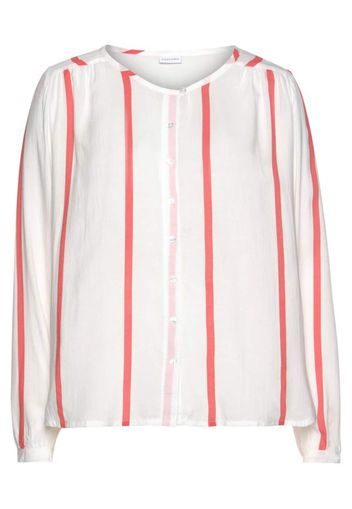 LASCANA Camicia da donna  bianco / rosso