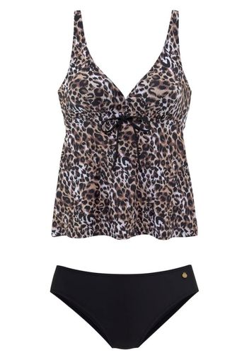 LASCANA Top per tankini  marrone