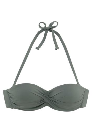 LASCANA Top per bikini  oliva