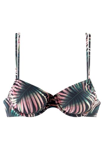 LASCANA Top per bikini  smeraldo / verde erba / rosa