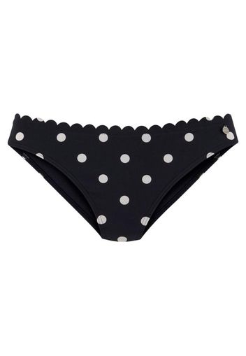 LASCANA Pantaloncini per bikini  nero / bianco