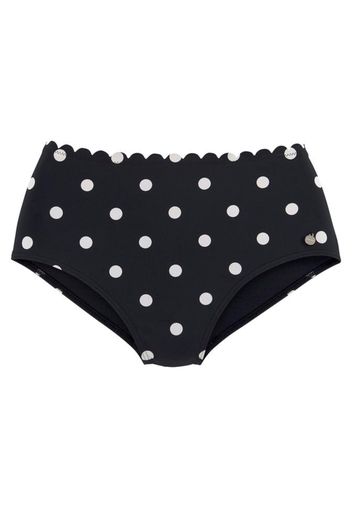 LASCANA Pantaloncini per bikini  nero / bianco