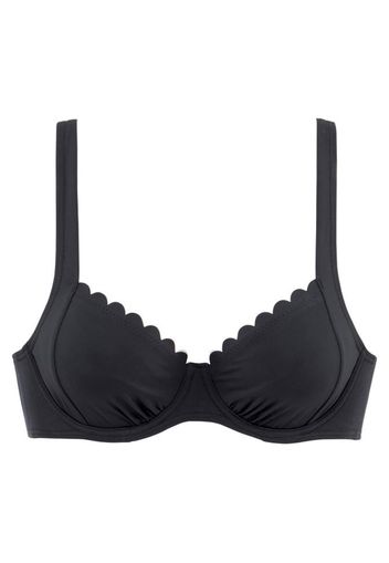 LASCANA Top per bikini 'Camilla'  nero