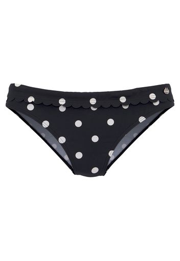 LASCANA Pantaloncini per bikini  nero / bianco