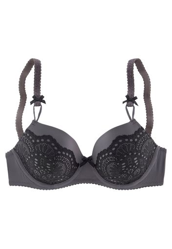 LASCANA Reggiseno  grigio / nero