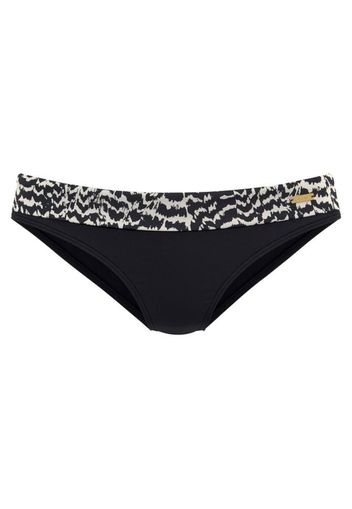 LASCANA Pantaloncini per bikini  nero / bianco