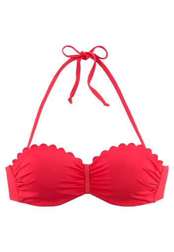 LASCANA Top per bikini  rosso