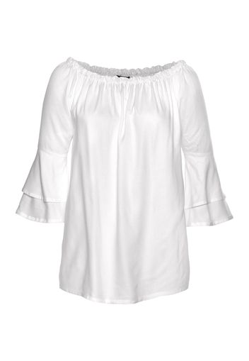 LASCANA Camicia da donna  bianco