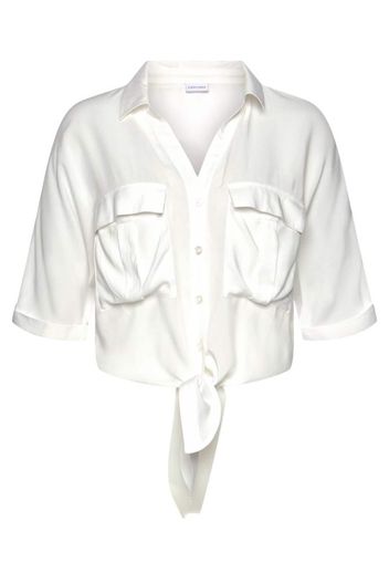 LASCANA Camicia da donna  bianco