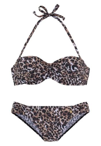 LASCANA Bikini  marrone / bianco naturale