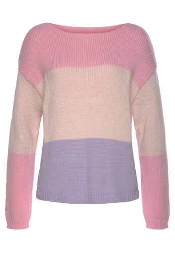 LASCANA Pullover  rosa / cipria / sambuco