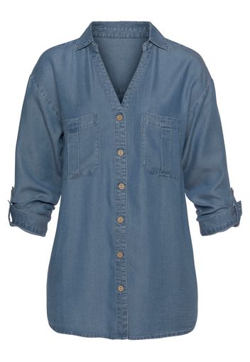 LASCANA Camicia da donna  blu denim