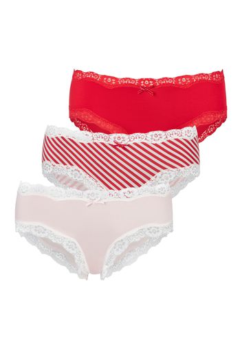 LASCANA Panty  rosso / bianco / rosa